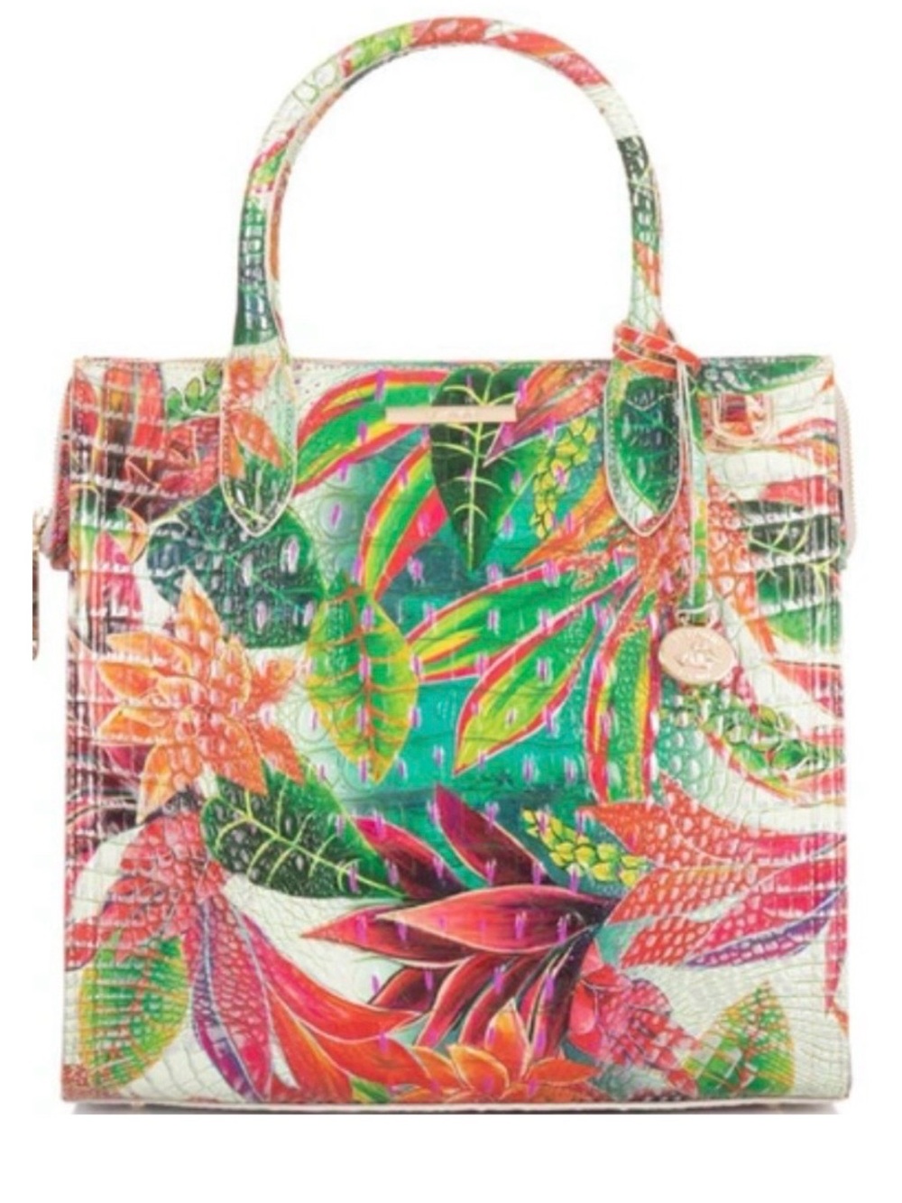 Brahmin Caroline Utopia Melbourne Croc Wallet Bag Set